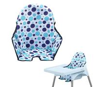 Generic Cushion for High Chair, Compatible with IKEA Antilop Highchair, Highchair Cushion Cover Easy to Fit and Fully Wipe Clean, High Chair Seat Pad Accessories (Blue)