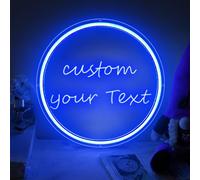 Generic Custom Neon Signs, Personalized Large Led Neon Lights Sign,Neon Sign Customizable for Wall Decor Wedding Birthday Party Bedroom Bar Shop Name Lights
