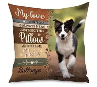 Generic Custom Pet Photo Pillow Cover | Gifts for Pet Memorial, Customizable Pillows Cover, Custom Pillow for Sofa Couch Bed Car Bedroom Winter New Year Decor, TFBZPTDZoB10k
