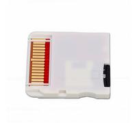 Generic Customizable 64GB Video Game Flash Card for 2DS 3DS Console, Wide Compatibility and Retro Storage for Gaming Enthusiasts (White)