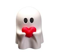 Generic Cute Ghost Reading Book Lamp, Ghost Reading Night Lights, Cute Halloween Ghost Night Light, Light up Ghosts Halloween Decorations, Indoor Figurine Lamp for Bedroom, Study Room, Readers (Small)