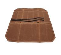 Generic Cutlery Coil, Wet Wax 7 Slots Chef Cutlery Carrier Puncture for Picnic (Khaki)