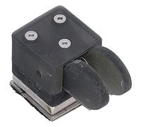 Generic CW Key Dual Paddle Magnetic Absorption High Efficiency for Morse Code Operation for Shortwave Radio Enthusiasts Black ABS QU-21C