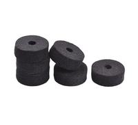 Generic Cymbal, Drum Cymbals Felts with a Uniform Inner Diameter of 10mm Felts, Nuts, Sleeves and Drum Keys for Drummers Looking to Enhance Their Performance and Protect Their Gear (Black)