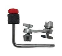 Generic Cymbal Mounting Clamp L Rod Support for Professional Artists, Red