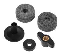 Generic Cymbal Stand Repair Kit 5pcs Set with Plastic Sleeves, Felt Pads, and Wing Nut for Drum Set Maintenance and Cymbal Protection, Compatible with Practice and Performance Drums