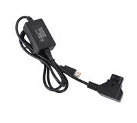 Generic D Tap to Type C Fast Charging Power Cable High Efficiency for Cameras 100cm Rubber 1 Unit