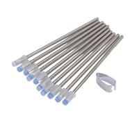 Generic D1 Ballpoint Pen Refills Premium Metal 0.5mm Ultra Fine Ink Tips, Smooth Writing Experience, 10PCS for Multifunction Pens