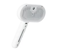 Generic Dandruff Comb - Steam Cat Brush, Multifunctional Dog Steam Brush for Settling, Effortless Cleaning Soft Bristle Hut, Dog Hair Massage Comb for Cat, Dog, Pets