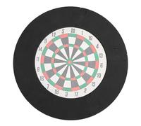 Generic Dart Board Wall Protector, 45cm/17.75in Inner Diameter, Black EVA Material, 5-Piece Splicing Installation, Set of 1