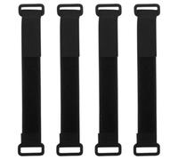 Generic Dash Cam Holder Mounting Straps Compact Driving Recorder Bracket 4pcs for Rearview Mirror Lightweight Nylon Car Mirror Dash Cam Straps