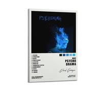 Generic Dave Poster Psychodrama Album Cover Aesthetic Limited Signed Rapper Music Poster, Canvas Wall Art, Room Teen and Girls 08x12inch(20x30cm), Frame-Style