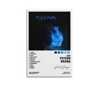 Generic Dave Poster Psychodrama Album Cover Aesthetic Limited Signed Rapper Music Poster Canvas Wall Art Room Teen and Girls 12x18inch(30x45cm) Unframe-Style