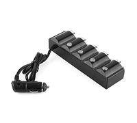 Generic DC 12V/24V 4 Way Car Cigarette Lighter Adapter Power with Independent Ports Compact Design for On-the-Go Charging Compatible with Cellphones GPS PDA