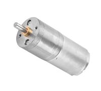 Generic DC Gear Motor Wear-Resisting Long Serving Life for Robot Electric Curtain 25mm Monitoring Equipment (12V 400RPM)