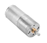 Generic DC Gear Motor Wear-Resisting Long Serving Life for Robot Electric Curtain 25mm Monitoring Equipment (12V 30RPM)