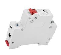 Generic DC Miniature Circuit Breaker 16A Lightweight Reliable Leakage Protection Overload and Short Circuit Protection for Solar Energy Photovoltaic Systems with Shock Resistant Plastic