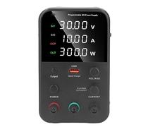 Generic DC Power Supply, Compact Wear-Resistant Variable DC Power Supply Aluminum Alloy 0-30V 0-10A 300W for Home Appliances (UK Plug AC230V)