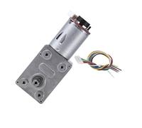 Generic DC Reduction Gear Motor with Encoder for Robotics and Automation Applications Heavy Duty 1 Unit Long Service Life (100RPM)