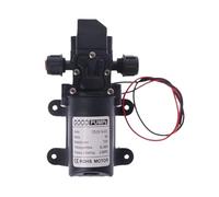 Generic DC12V 60W 120PSI 5L/MIN Agricultural Electric Water Pump Black Micro High Pressure Diaphragm Water Sprayer Car Wash 12 V Adapter(12V 72W)