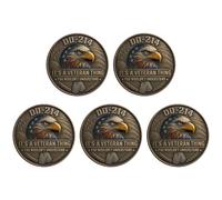 Generic DD-214 US Veteran Commemorative Metal Collectible Honor & Sacrifice Gift for US Veterans