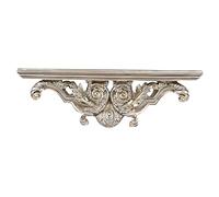 Generic Decorative Shelf Wall Hanging Shelf Floating Shelf Creative Resin Display Shelf European Retro Practical Function Suitable for Living Room, Champagne