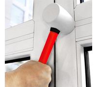 Generic Dekton 16Oz White Rubber Mallet With Fibreglass Handle, Dt10226