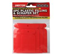 Generic Dekton 4Pc Plastic Scraper Set, Dt85963