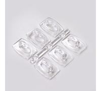 Generic Dekton Geckogrip Clear Cable Hooks 6Pc, Dh04046