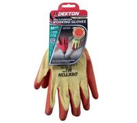 Generic Dekton Multi-Purpose Latex Coated Working Gloves, Size - 8/m , Dt70717C