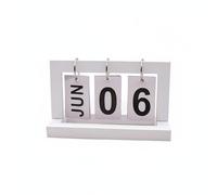 Generic Desk Calendar Display Desktop Flip, White, Flip Calendar - White Disassembled