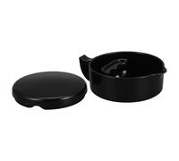 Generic Desk Calligraphy Ink Tray with Brush Holder and Lid, Stone Ink Container for Chinese Writing and Painting Practice