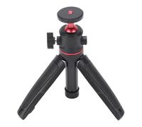 Generic Desktop Phone Tripod Selfie Stick with Expansion Hole for Live Streaming Lightweight Aluminum Alloy (1 Pack) (Black)