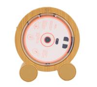 Generic Desktop Vertical CD Player, 13 Functions 5.3 HIFI Dual Speakers FM USB AUX, with LED Screen Timer, for Home Music Lovers Language Learners (White)