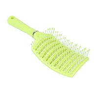 Generic Detangling Hair Brush Professional Vented Paddle Hair Brush, Round Comb Teeth Head, Scalp Massage for Women, ABS Material 9.8 X 3in (Fluorescent Yellow)
