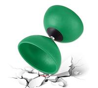 Generic Diabolo Triple Bearing Set Chinese Yoyo for Young and Old Beginners Suitable ABS Plastic with Red Green Yellow Color Approx 303g (Green)
