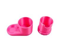 Generic Diamonds Painting Drill Shaker Tray 3D Printed Rhinestone Art Bead Sorting Box Portable Diamonds Painting Storage Tray for DIY Enthusiasts Beginners (Hot Pink)