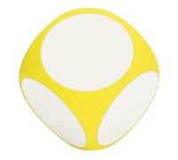 Generic Dice, Writing Dice Art Teaching Wipe Off Cubic Teaching Accessory (Yellow)
