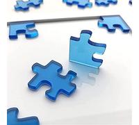 Generic Difficult Brain Teaser Jigsaw Puzzle with 29pcs for Adults Level 10 Challenge Intelligence Toys for Office Workers Acrylic 4.52x4.5in (Brake Jigsaw 29)