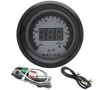 Generic Digital Blue Air Fuel Ratio Gauge 2-Inch 52Mm With Oxygen Sensor, 0-1V Afr Kit, Abs Housing, Includes Bracket And User Manual