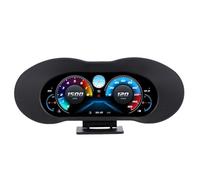 Generic Digital Car HUD Display Speedometer with Automatic Brightness Adjustment for Safe Driving Compatible with Most Gasoline Cars and Derv Post-2004