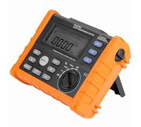 Generic Digital Earth Resistance Tester MS2302 By PEAKMETER with Data Logging Capability for Professional Use in Electrical Installations