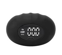 Generic Digital Grip Strength Tester Accurate 396 Lbs Trainer for Home and Sports Silicone Material Compact Design (Black)