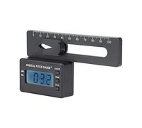 Generic Digital LCD Pitch Gauge for RC Helicopter Models, High Accuracy Ultra Fast Measurement for Blades 200-800mm, Mini Lightweight Design, Black Plastic Material