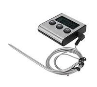 Generic Digital Meat Thermometer High Accuracy Folding Probe Timer Alarm for Kitchen BBQ Cooking Tool Indoor Outdoor 1 X Unit