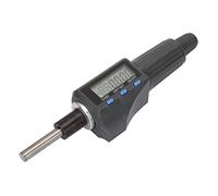 Generic Digital Micrometer, Digital Calipers Micrometer Caliper 0-25mm Electronic Head Support Unit Convert 0.001mm Head Workshop Automotive Tool