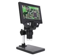 Generic Digital Microscope 5.5 Inch Screen 1080P HD Magnifier for Windows, Professional Coin Microscope with LED Lights for Biology Observation, ABS Metal Material