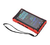 Generic Digital Multimeter Kit High Accuracy Fully Automatic Non Burning Tester with Flashlight for Electricians and Enthusiasts ABS Red