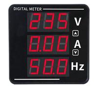 Generic Digital Multimeter LED Display Accurate Voltage Tester for Technical Engineering 72x72mm Red 1 Unit