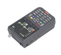 Generic Digital Satellite Finder Compact Spectrum Analyzer for Satellite TV Installation DVB S2X S2 S Signal for Technicians Material: ABS Gray 3.5 Inch Screen